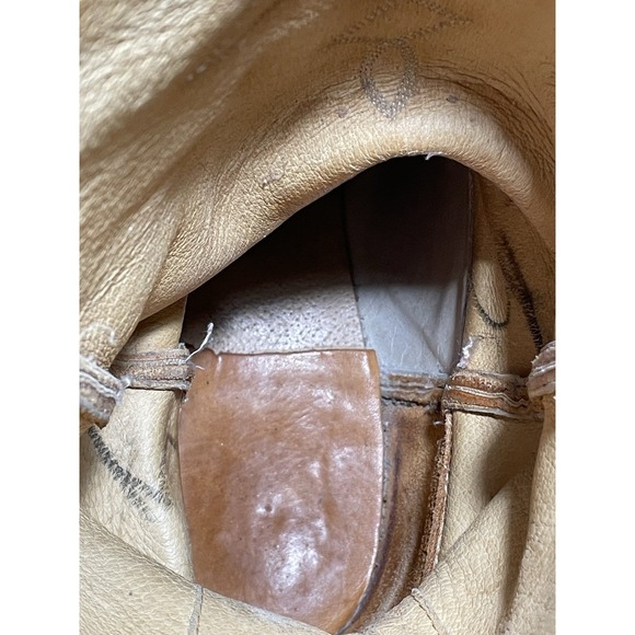 Justin Size Us Men's  13 D Brown Cowboy Boots # 2420 - Picture 12 of 14